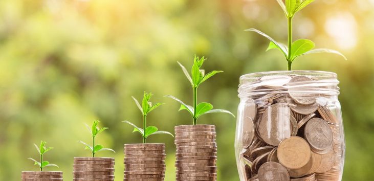 monedas-apiladas-con-hoja-creciendo