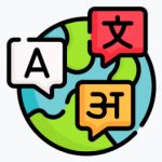 idionas ilustracion-de-planeta-e-idiomas